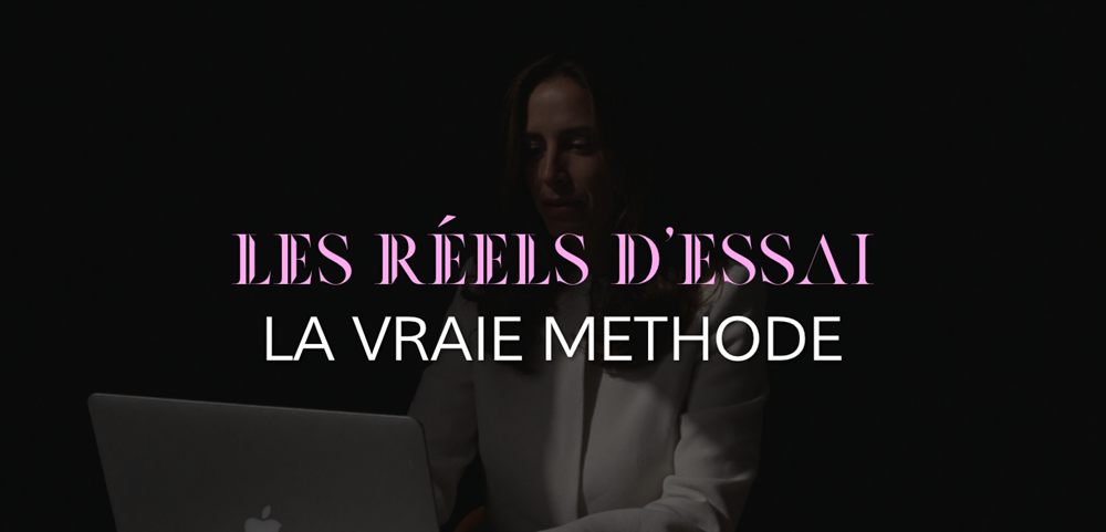 Les réels d'essai — La vraie méthode